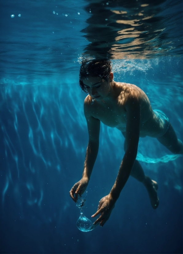Water, Vertebrate, Azure, Human Body, Underwater, Swimming Pool