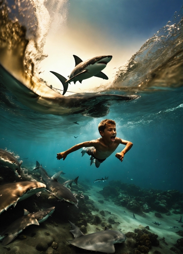 Water, Vertebrate, Underwater, Flash Photography, Underwater Diving, Body Of Water