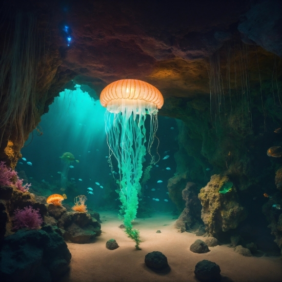 Water, World, Lighting, Organism, Underwater, Tree