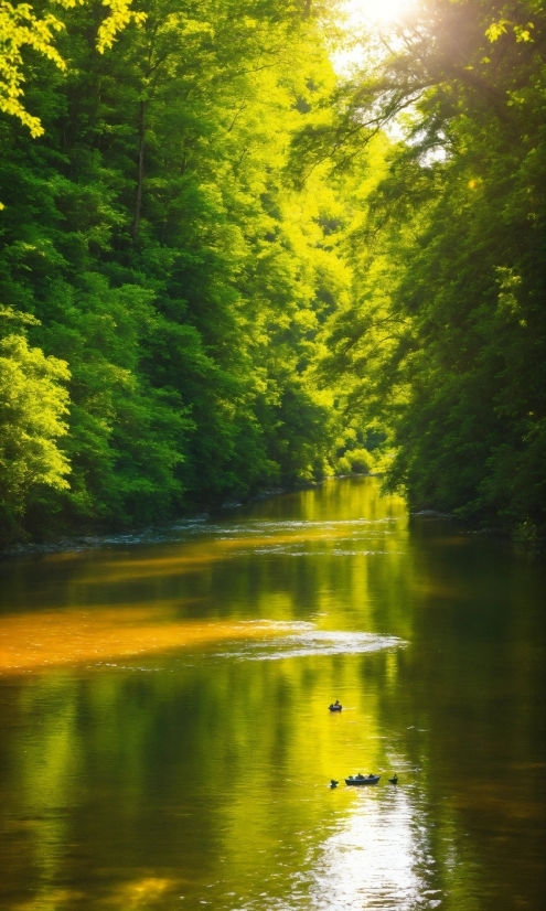Wolf Stock Footage, Water, Plant, Natural Landscape, Natural Environment, Branch