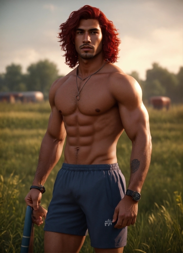 Woman Eyes Vector, Face, Shorts, Sky, Muscle, Trunks