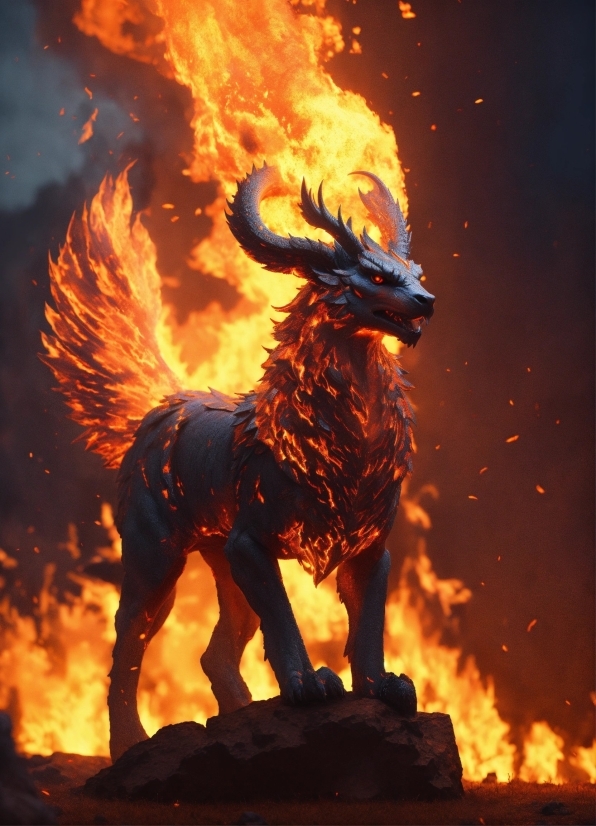 Art, Fire, Heat, Supernatural Creature, Event, Flame