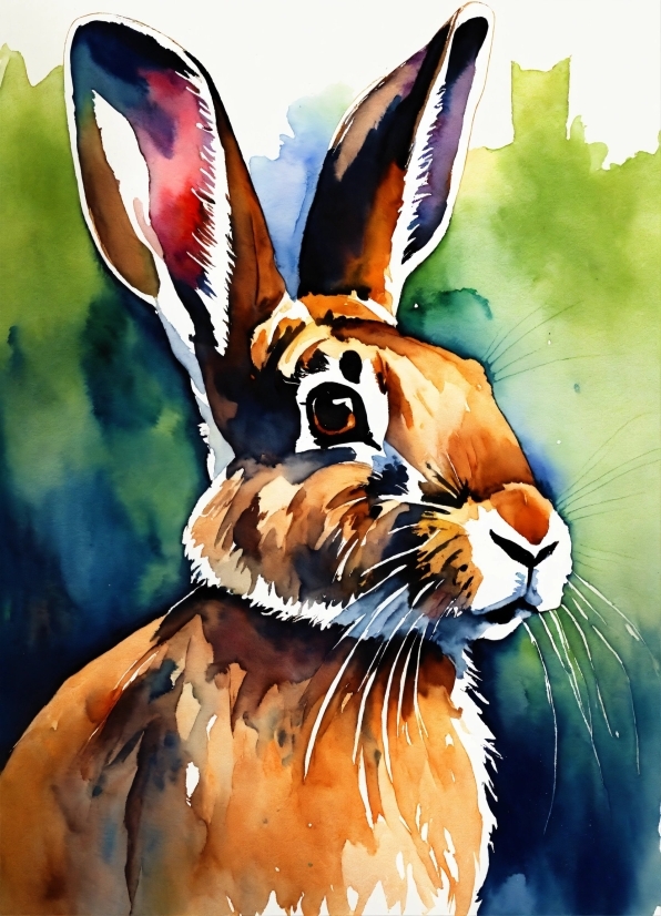 Art Paint, Painting, Rabbit, Fawn, Whiskers, Art