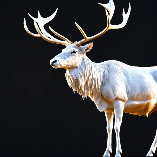 Barren Ground Caribou, Fawn, Elk, Horn, Reindeer, Deer