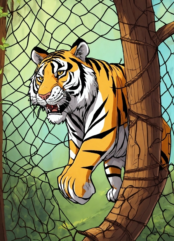 Bengal Tiger, Siberian Tiger, Felidae, Tiger, Carnivore, Window