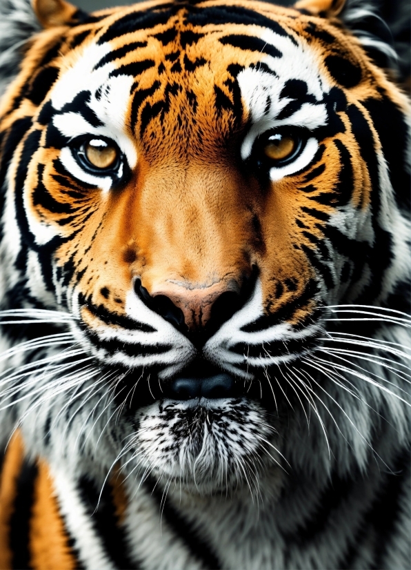 Bengal Tiger, Siberian Tiger, Photograph, Tiger, Vertebrate, White