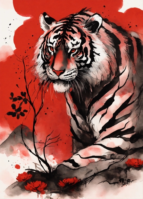 Bengal Tiger, Siberian Tiger, Sleeve, Carnivore, Liquid, Felidae