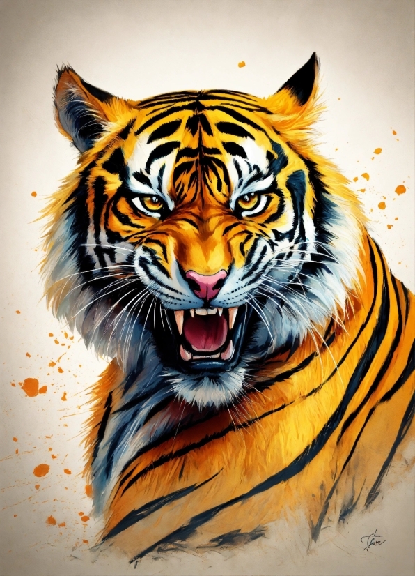 Bengal Tiger, Siberian Tiger, Tiger, Felidae, Carnivore, Fang