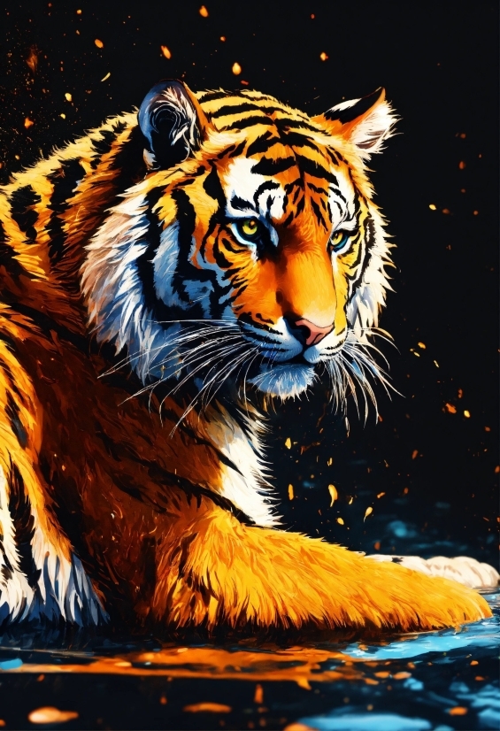 Bengal Tiger, Siberian Tiger, Tiger, Felidae, Carnivore, Whiskers