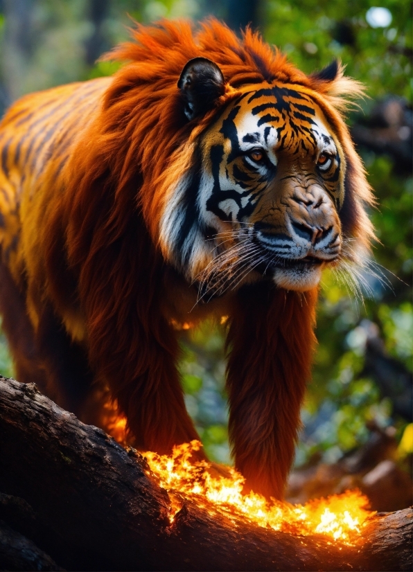 Bengal Tiger, Siberian Tiger, Tiger, Felidae, Plant, Carnivore