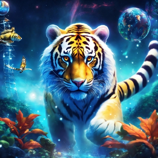 Bengal Tiger, Siberian Tiger, Tiger, Light, Felidae, Natural Environment