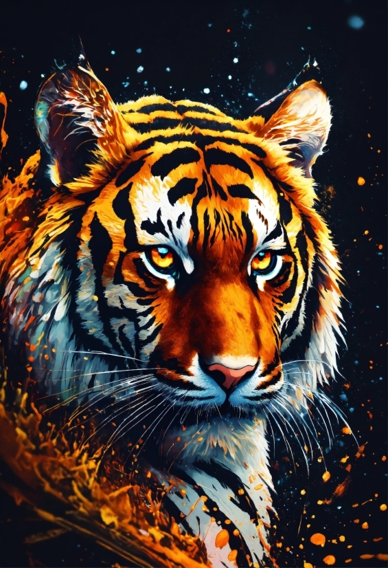 Bengal Tiger, Siberian Tiger, Tiger, Vertebrate, Carnivore, Felidae