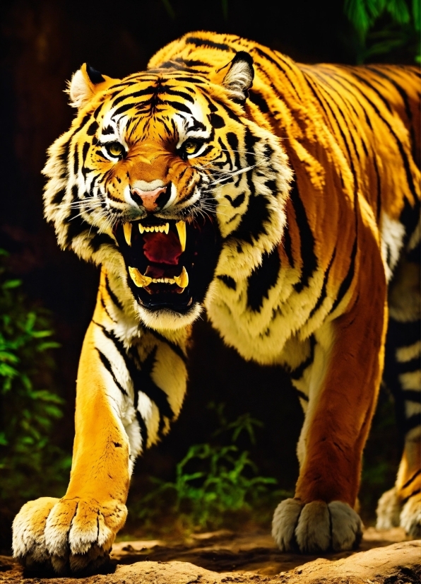 Bengal Tiger, Siberian Tiger, Tiger, Vertebrate, Nature, Felidae