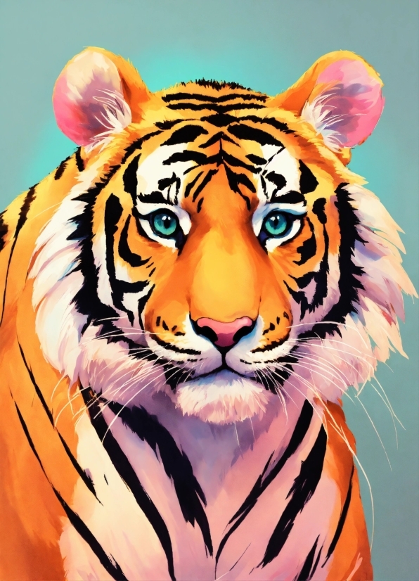 Bengal Tiger, Siberian Tiger, Tiger, Vertebrate, White, Felidae
