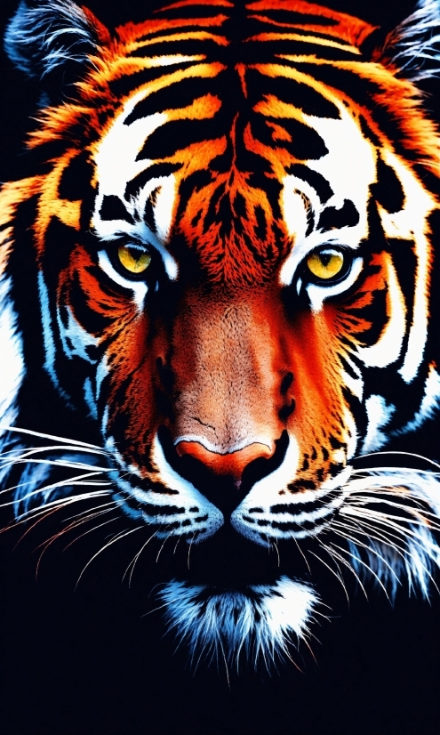 Bengal Tiger, Siberian Tiger, Vertebrate, Tiger, White, Felidae