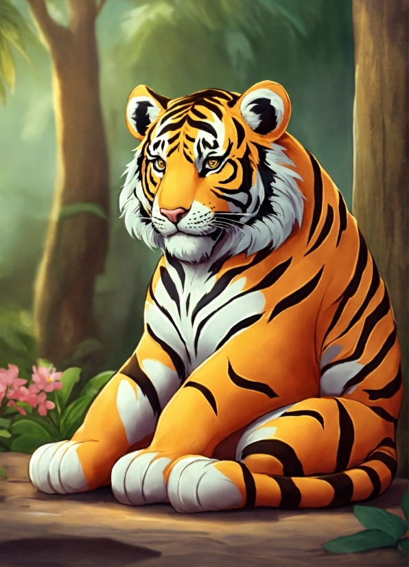 Bengal Tiger, Tiger, Siberian Tiger, Plant, Carnivore, Felidae