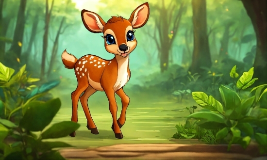 Best Subtitle Editor, Plant, Deer, Natural Landscape, Organism, Fawn