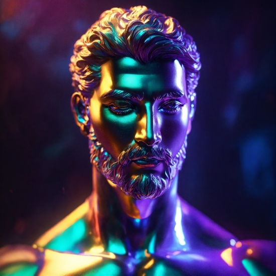 Best Video Editor And Maker App, Head, Eye, Purple, Sculpture, Entertainment