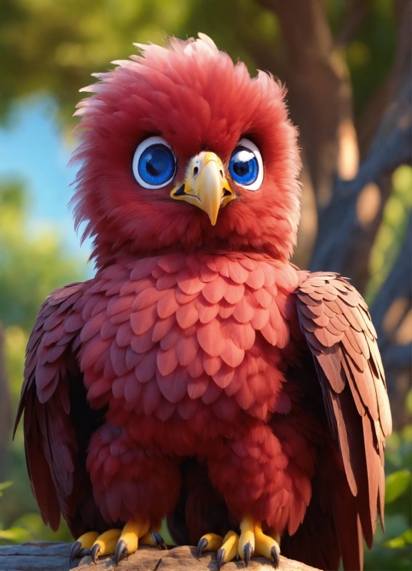 Bird, Beak, Macaw, Feather, Organism, Wing