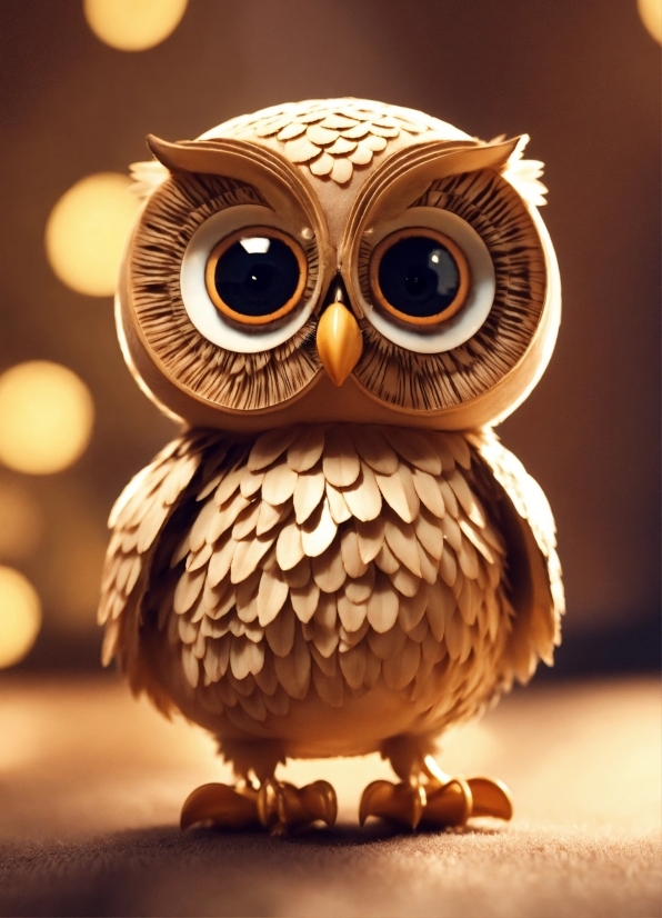 Bird, Beak, Owl, Great Horned Owl, Wood, Sculpture