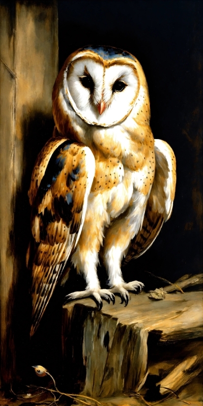 Bird, Light, Barn Owl, Beak, Owl, Feather