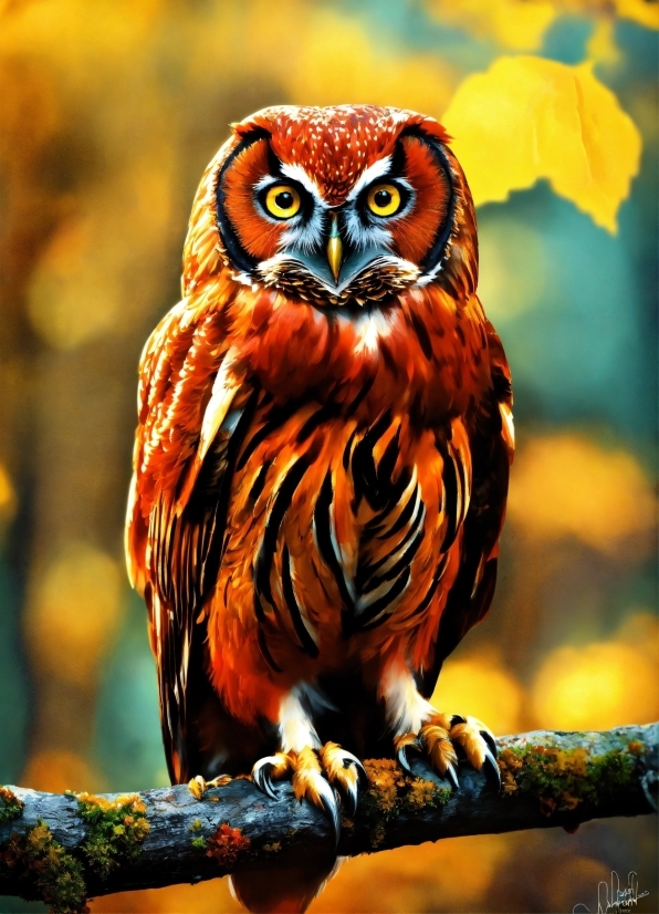 Bird, Nature, Beak, Owl, Terrestrial Animal, Wood