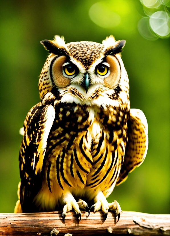Bird, Owl, Beak, Nature, Terrestrial Animal, Closeup