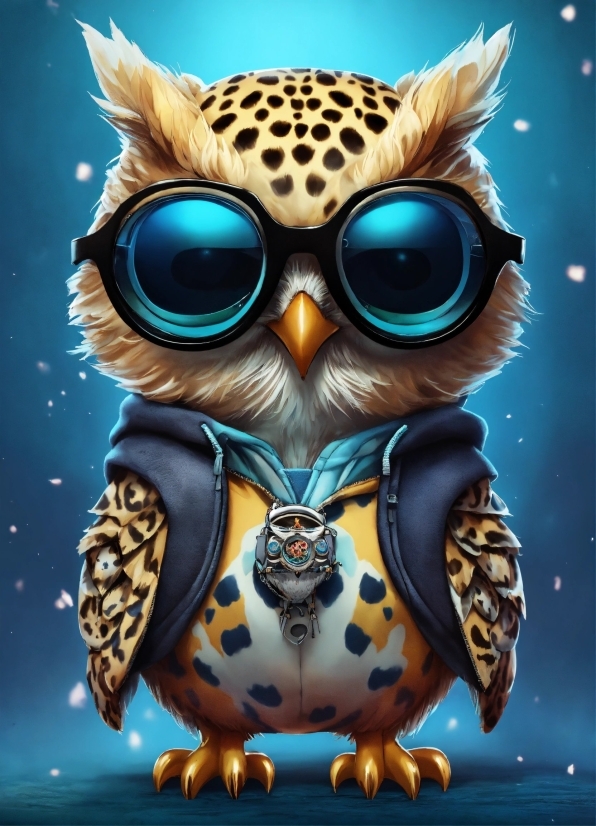 Bird, Vision Care, Goggles, Owl, Sunglasses, Beak