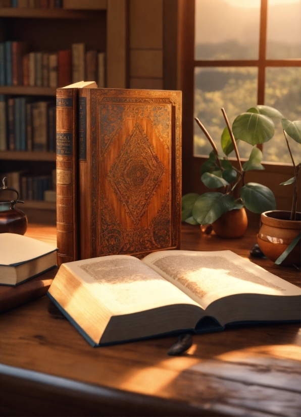 Black Background Photo Editing Picsart, Bookcase, Book, Wood, Plant, Shelf