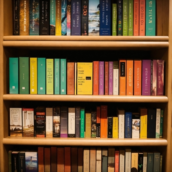 Bookcase, Shelf, Book, Furniture, Publication, Shelving