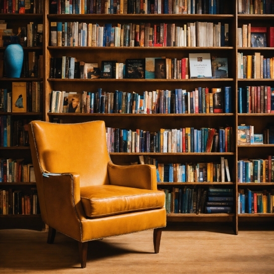 Brown, Bookcase, Furniture, Shelf, Couch, Book