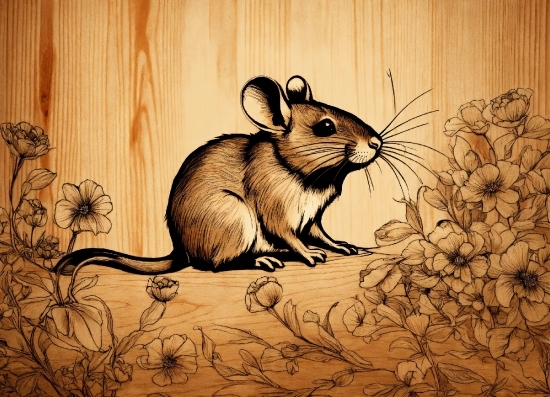 Brown, Plant, Rodent, Meadow Jumping Mouse, Rat, Eastern Chipmunk