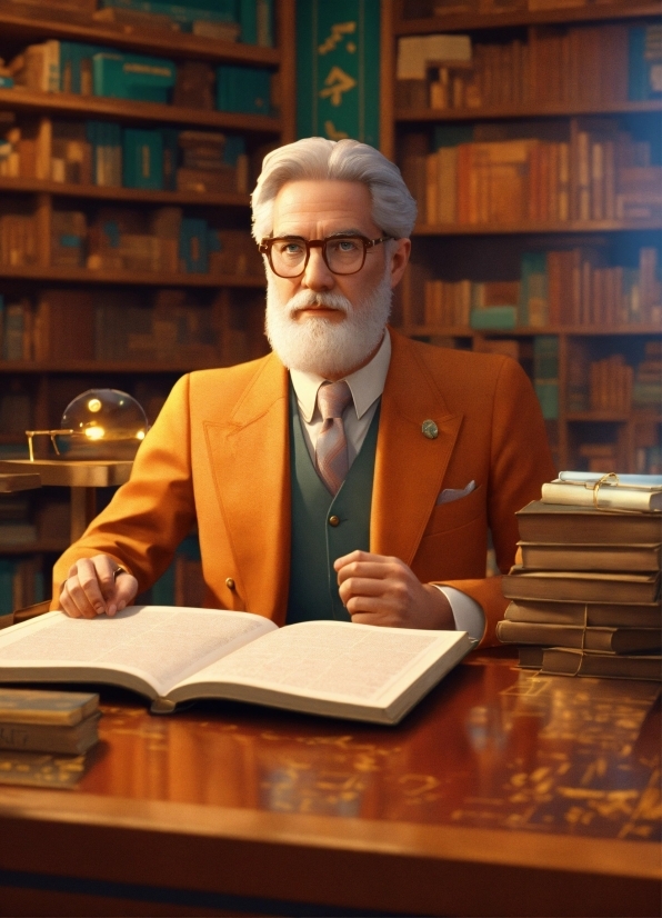 Bva Applied Arts, Glasses, Table, Book, Bookcase, Vision Care