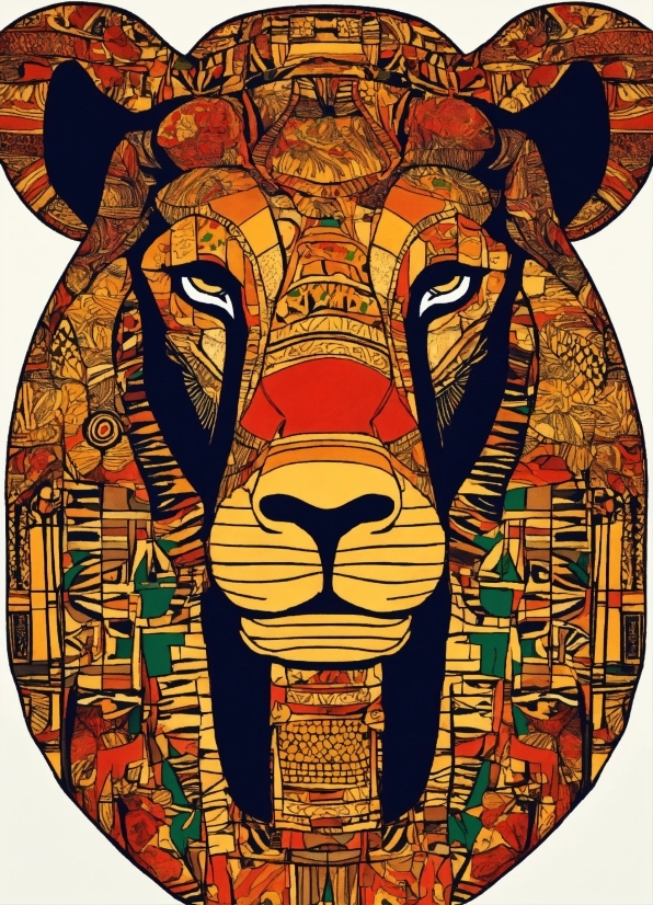 Camtasia 2020, Head, Font, Art, Painting, Big Cats