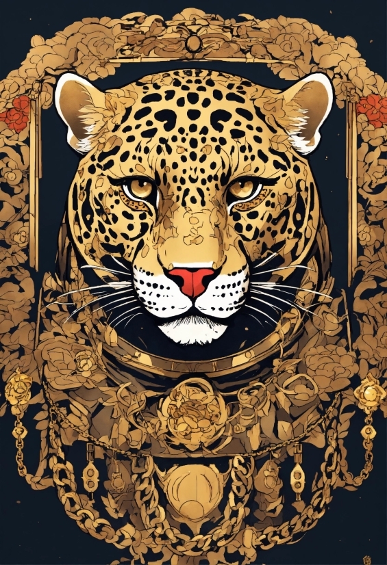 Carnivore, Felidae, Leopard, Big Cats, Rectangle, Terrestrial Animal