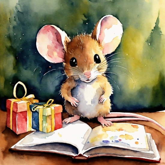 Cartoon, Book, Rodent, Fawn, Publication, Whiskers