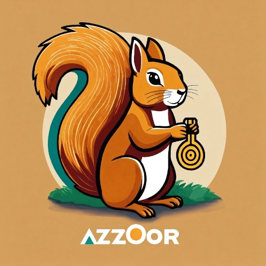 Cartoon, Rodent, Art, Terrestrial Animal, Tail, Squirrel