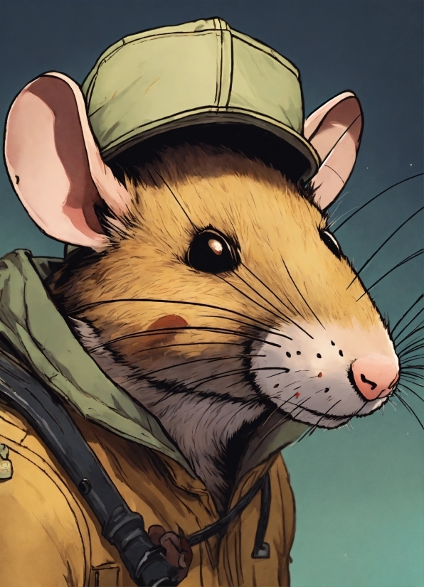 Cartoon, Whiskers, Rodent, Art, Snout, Rat