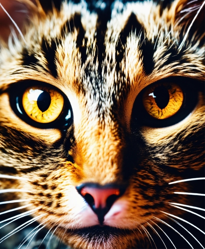 Cat, Eye, Felidae, Carnivore, Small To Mediumsized Cats, Whiskers