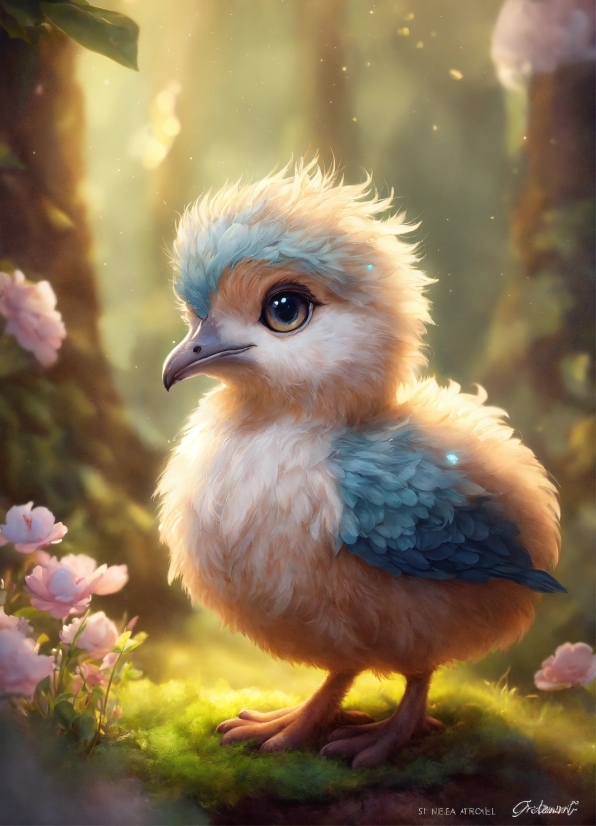 Clideo Video Editor, Bird, Beak, Sunlight, Feather, Fawn