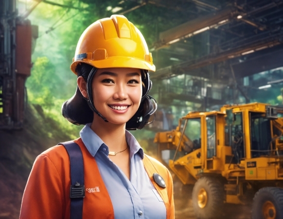 Clock Picture, Smile, Helmet, Workwear, Wheel, Hard Hat