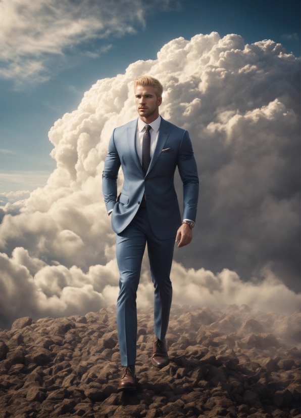 Cloud, Sky, Atmosphere, People In Nature, Tie, Flash Photography