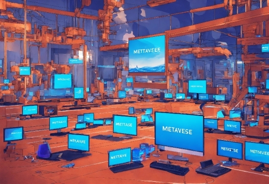 Computer, Personal Computer, Computer Monitor, Building, Lighting, Peripheral