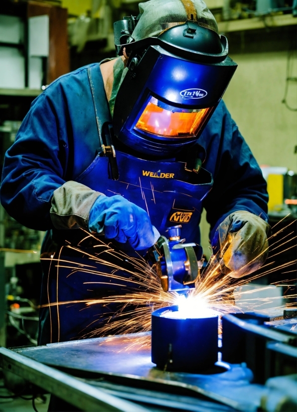 Corel Photomirage, Welding Helmet, Steelworker, Workwear, Light, Metalworking