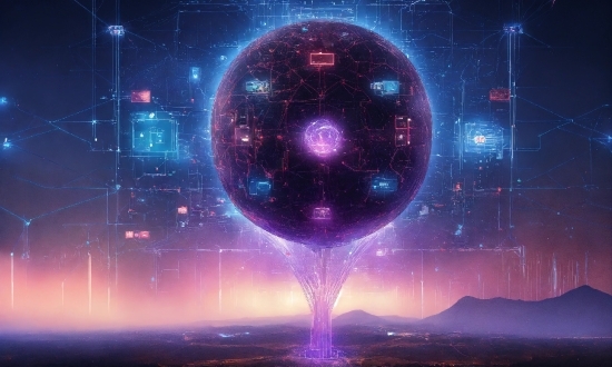Creative Photo Video Maker, Atmosphere, World, Light, Purple, Astronomical Object