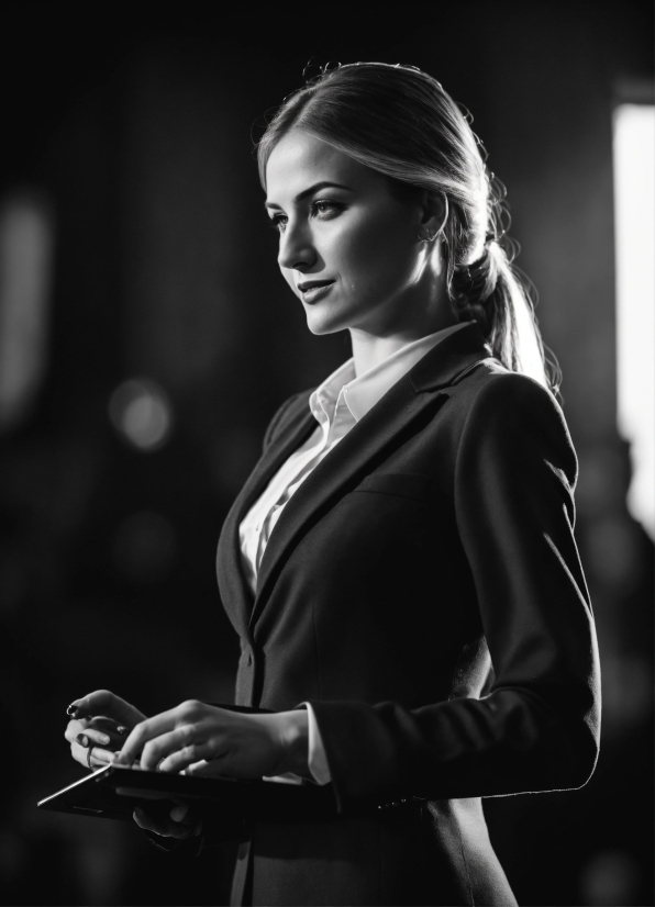 Custom Wall Posters, Hairstyle, Flash Photography, Sleeve, Gesture, Blackandwhite