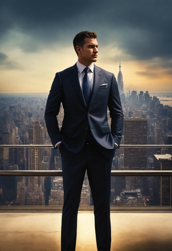 Cyberpunk Graphic Design, Atmosphere, Cloud, Sky, Dress Shirt, Human Body