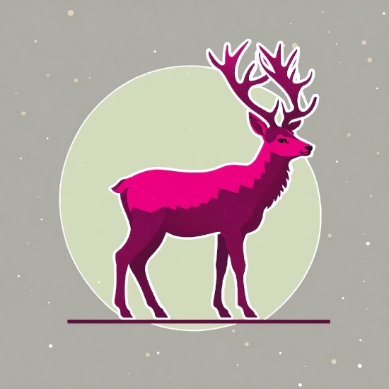Deer, Branch, Sleeve, Organism, Pink, Elk