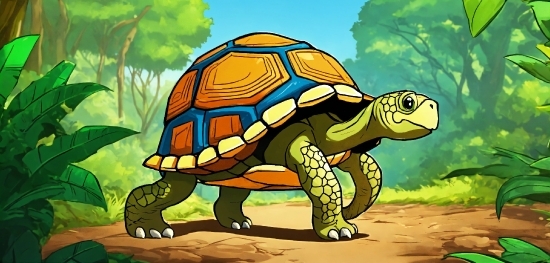 Ecoregion, Vertebrate, Reptile, Nature, Cartoon, Turtle