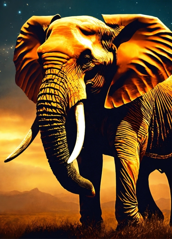 Elephant, Ecoregion, Vertebrate, Elephants And Mammoths, Nature, Natural Environment
